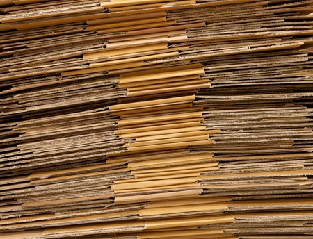 stack of folded cartboard boxes の写真素材