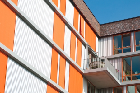 exterior of a modern retirement apartment building