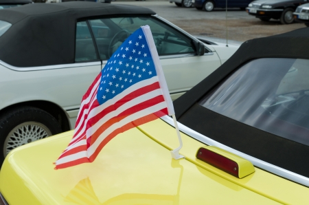 Round trip of Chrysler cars of the Chrysler Friends Germany club from Uelsen, Germany. Aim of them is the restoration, preservation, maintenance and enjoyment of the models Le Baron, Saratoga and the Voyager older than in 1982.の写真素材