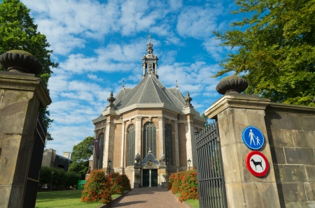 New church in The Hague, Netherlands. This church was build in the 17th century. It is a typical example of early protestant architecture.のeditorial素材