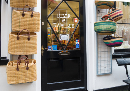 entrance of a shop in deventer, netherlands. Dille & Kamille offers a wonderful mix of products that...