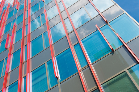 exterior of the WTC building in Almere, netherlands. It is one of the ten WTC establishments in the countryのeditorial素材