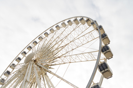 part of the ferris wheel in Brighton, UKの写真素材