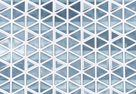 glass facade of a modern buildingの写真素材