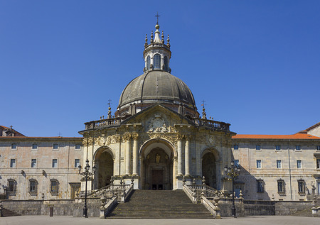 Shrine and Basilica of Loyola between the towns of Azpeitia and Azcoitia.の写真素材
