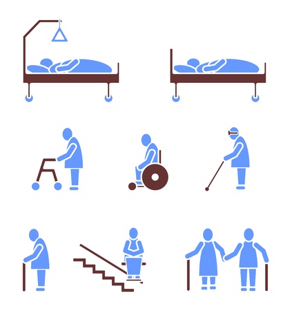 Seniors Icon Sign Symbol Pictogram の写真素材