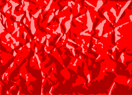 red crumpled paper sheetのイラスト素材