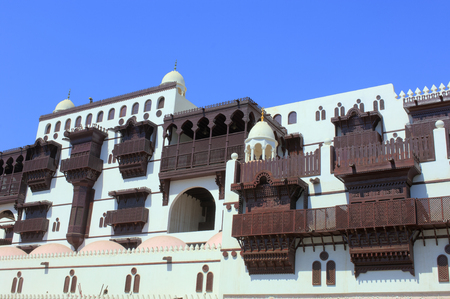 Details of Jeddah Old Mosque, Saudi Arabiaのeditorial素材