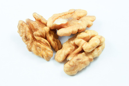 walnut halves - fresh and deliciousの写真素材