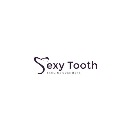 Sexy Tooth Logo for your best companyのイラスト素材