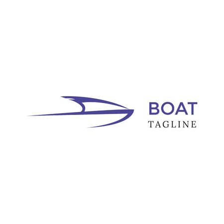 Minimalist Boat Logo For Your Companyのイラスト素材