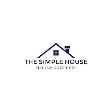 The Simple House Logo for your best companyのイラスト素材