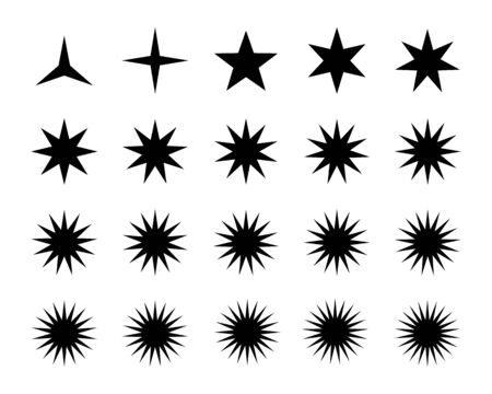 Star Icon Pack Collection for Illustrationのイラスト素材