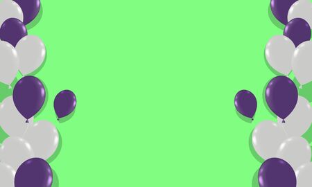 Balloon Background Vector for Your Illustrationのイラスト素材
