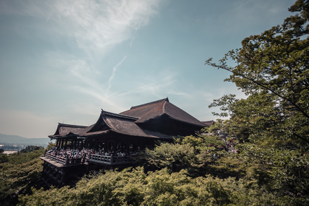 Kiyomizu Temple in kyoto, Japanのeditorial素材