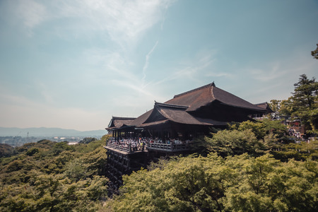Kiyomizu Temple in kyoto, Japanのeditorial素材