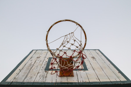Basketball hoop old school in Thailand.