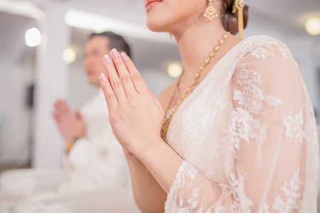 wedding, marriage, nuptials, matrimony in Thailandの写真素材