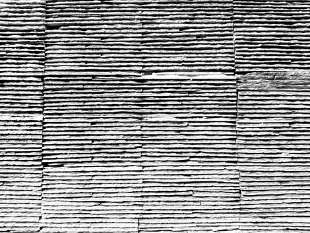 Pattern line and textured of gray concrete wall in black and white style - Background and Monochrome conceptの写真素材