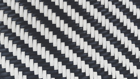 Seamless pattern of black and white bamboo weaving for background in vintage tone. Natural material and Art wallpaper conceptの写真素材