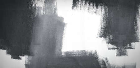 Black and white abstract painting on canvas paper for background in watercolor style. Painting,...