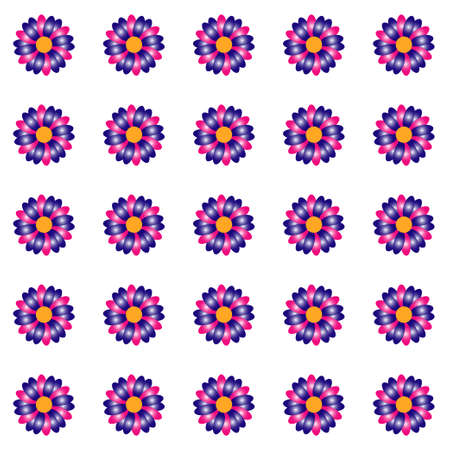 Colored Flowers Pattern template, is a professional, modern, colored ,seamless and elegant for your designs ,background  and as a texture
Fully layered , well organized and editable
Format color: RGBのイラスト素材