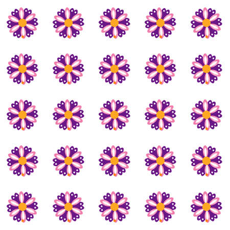 Colored Flowers Pattern template, is a professional, modern, colored ,seamless and elegant for your designs ,background  and as a texture
Fully layered , well organized and editable
Format color: RGBのイラスト素材