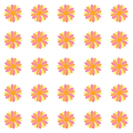 Colored Flowers Pattern template, is a professional, modern, colored ,seamless and elegant for your designs ,background  and as a texture
Fully layered , well organized and editable
Format color: RGBのイラスト素材