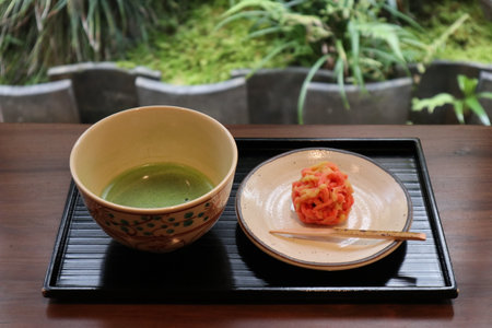 Matcha and Japanese sweets in Kyoto, Japan