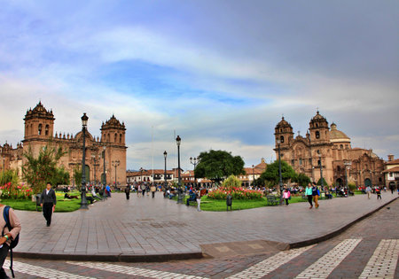 Plaza de Armas in Cusco, Peru