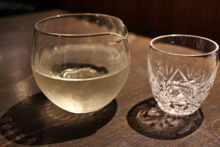 Japanese sake in Kurashiki, Japanの写真素材