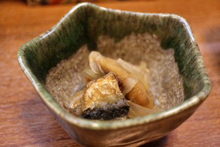 Japanese cuisine: mackerel nanbanzuke in Kurashiki, Japanの写真素材
