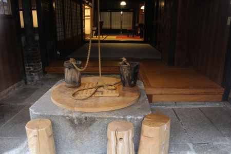 Former Ohara Family Residence at Kurashiki Bikan Historical Quarter (old town) in Japanの写真素材