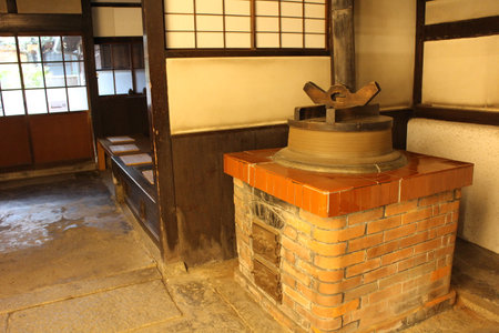 Former Ohara Family Residence at Kurashiki Bikan Historical Quarter (old town) in Japanの写真素材