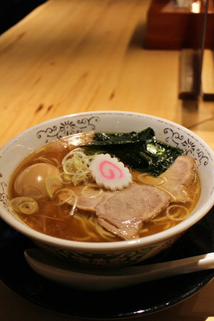 Shoyu ramen in Tokyo, Japanの写真素材