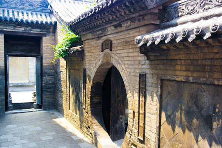 Gao's family courtyard - ancient buildingのeditorial素材