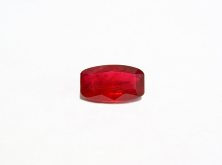Unheated untreated pigeon blood red ruby cushion shape gem VVS clarity 