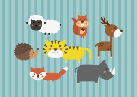 Clipart - Animals for Babies 2のイラスト素材