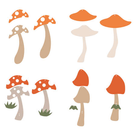 Earrings SVG. Mushroom Earrings SVG, Leather Earrings. Dangle Earrings SVG. Earring Template. Silhouette Cut Files. Cricut Cut Filesのイラスト素材