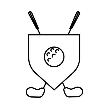 Golf Icon Logo Design Element vectorのイラスト素材