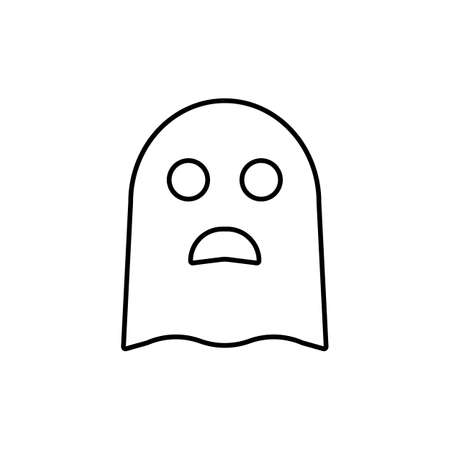 ghost icon element of halloween icon for mobile concept and web apps. Premium icon on white background.のイラスト素材