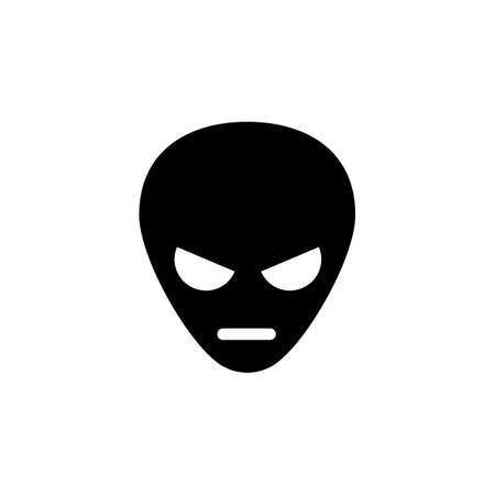 alien icon element of space icon for mobile concept and web apps. Thin line alien icon can be used for web and mobile. Premium icon on white background.のイラスト素材