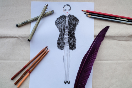 Fashion design, fashion illustration, fashion design sketch Fashion design, fashion illustration, fashion design sketch