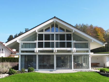 Modern houseの写真素材