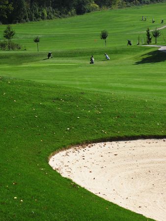 Golf courseの写真素材
