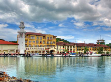 Port of Langkawi, Malaysiaの写真素材