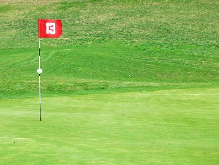 Thirteenth holeの写真素材