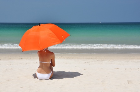 Beach scene. Phuket island, Thailandの写真素材