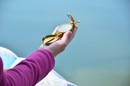 Compass in the hand