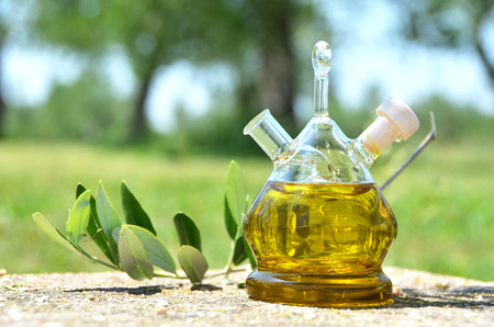 Olive oil. Sirmione, Italyの写真素材